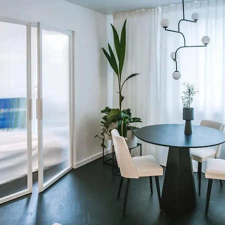 Pastel Blue Silesian Place Apartment